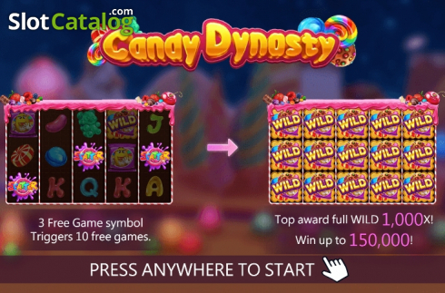 Скрин2. Candy Dynasty слот