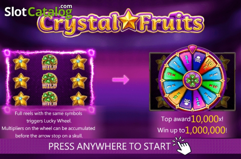 Скрин2. Crystal Fruits (Dragoon Soft) слот