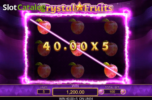 Скрин4. Crystal Fruits (Dragoon Soft) слот
