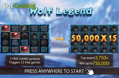 Скрин2. Wolf Legend слот