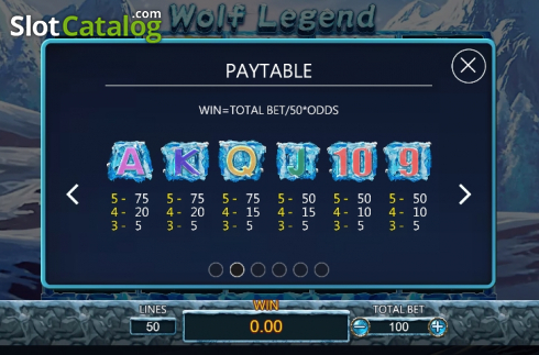 Скрин7. Wolf Legend слот