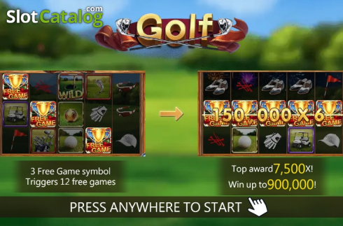 Скрин2. Golf слот