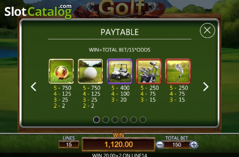 Скрин7. Golf слот