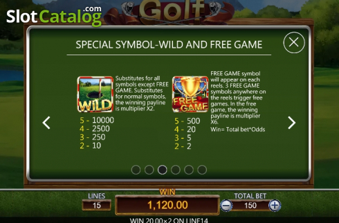 Скрин9. Golf слот