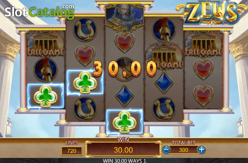 Скрин4. Zeus (Dragoon Soft) слот