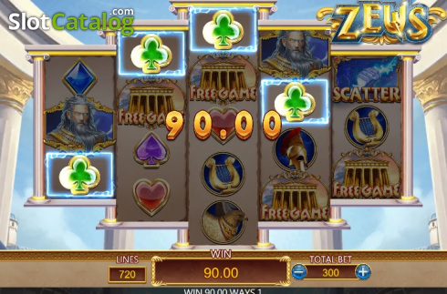 Скрин5. Zeus (Dragoon Soft) слот