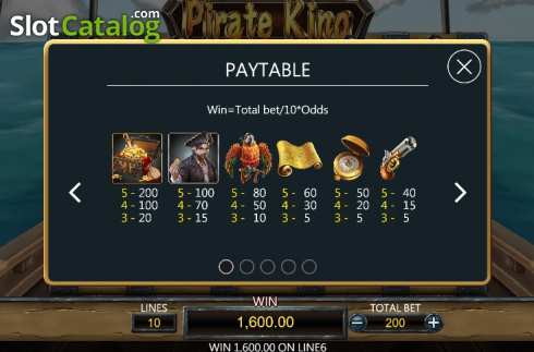 Скрин7. Pirate King (Dragoon Soft) слот