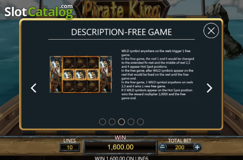 Скрин9. Pirate King (Dragoon Soft) слот