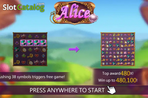 Скрин2. Alice (Dragoon Soft) слот