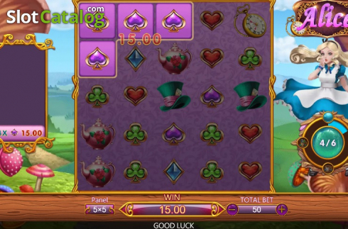 Скрин5. Alice (Dragoon Soft) слот