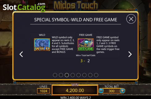 Скрин9. Midas Touch (Dragoon Soft) слот