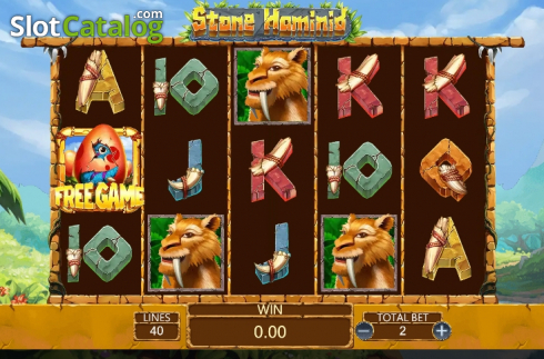 Скрин3. Stone Hominid слот