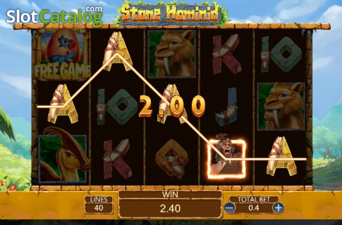 Скрин4. Stone Hominid слот