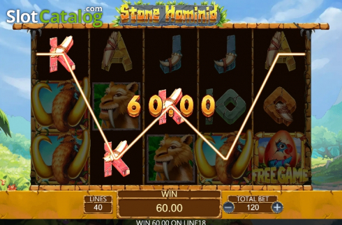 Скрин6. Stone Hominid слот