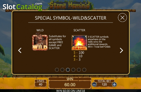 Скрин9. Stone Hominid слот