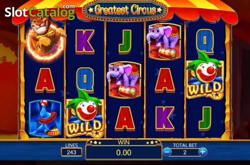 Скрин3. Greatest Circus слот