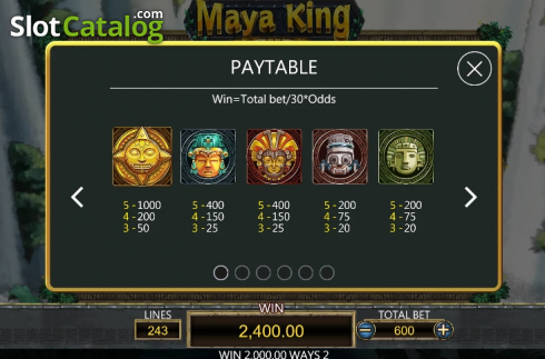 Скрин7. Maya King слот