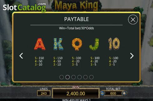 Скрин8. Maya King слот