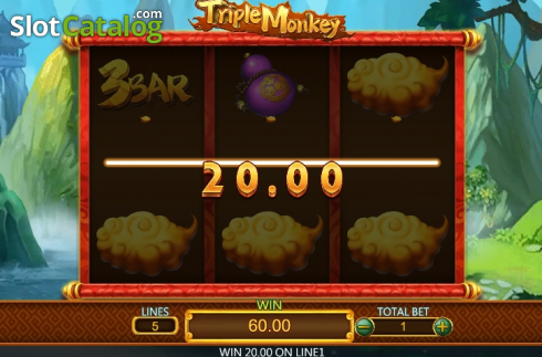 Скрин5. Triple Monkey (Dragoon Soft) слот