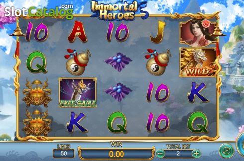 Скрин3. Immortal Heroes слот