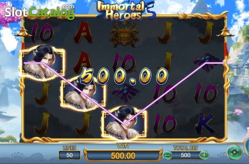 Скрин5. Immortal Heroes слот