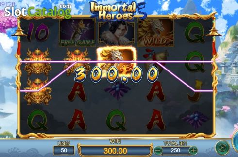 Скрин6. Immortal Heroes слот