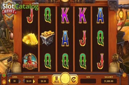 Скрин2. Gold Heist слот
