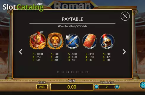 Скрин8. Roman слот