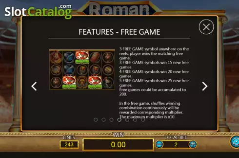 Скрин6. Roman слот