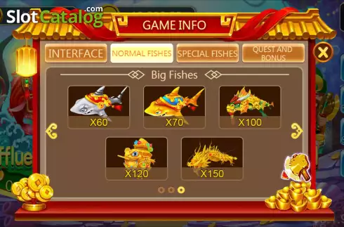 Скрин9. Gods Slash Fish слот