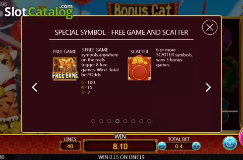 Скрин6. Bonus Cat слот