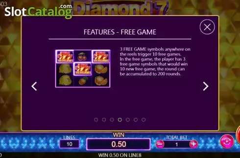 Скрин7. Diamond 7 (Dragoon Soft) слот