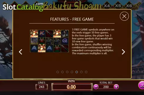 Скрин7. Bakufu Shogun слот