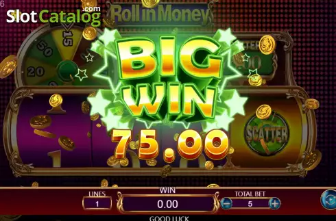 Скрин4. Roll in Money слот