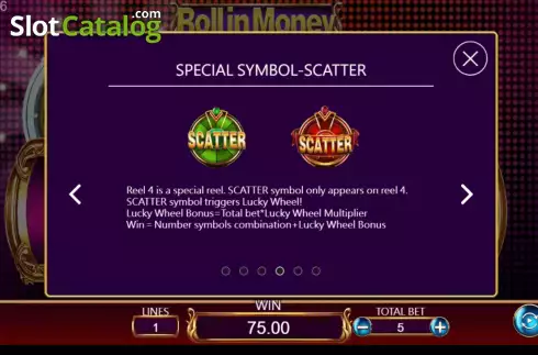 Скрин8. Roll in Money слот