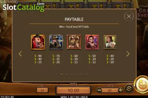 Скрин5. Grand Sheriff слот