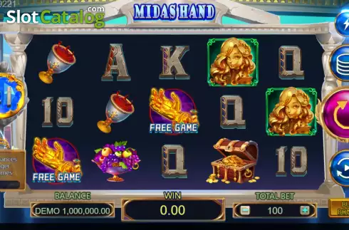 Скрин2. Midas Hand слот