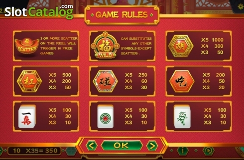 Скрин9. Mahjong King (Dream Tech) слот