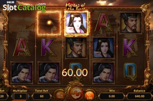 Скрин4. Heroes of the East слот