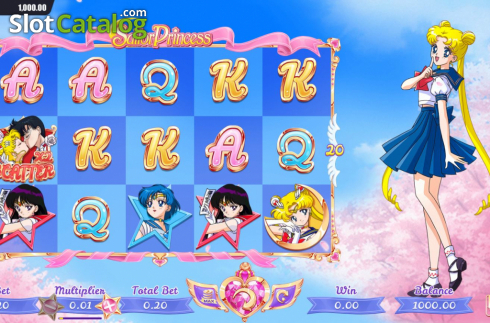 Скрин2. Sailor Princess слот