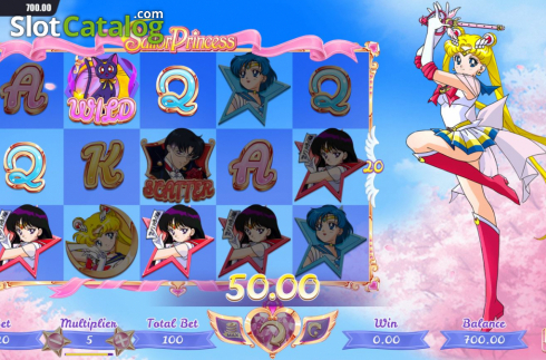 Скрин3. Sailor Princess слот