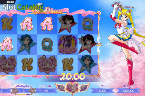 Скрин4. Sailor Princess слот