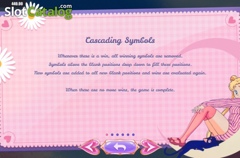 Скрин6. Sailor Princess слот