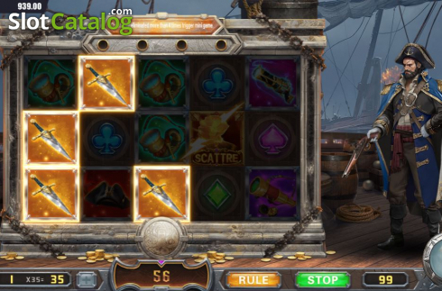 Скрин4. Captain's Treasure (Dream Tech) слот