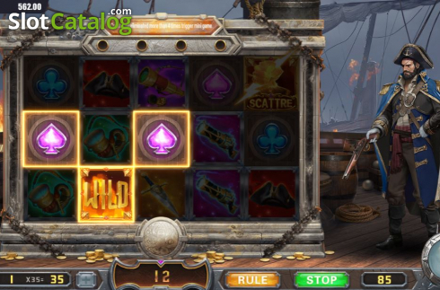 Скрин5. Captain's Treasure (Dream Tech) слот