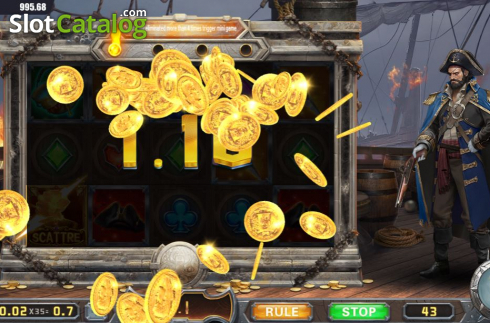 Скрин6. Captain's Treasure (Dream Tech) слот
