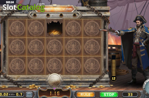 Скрин8. Captain's Treasure (Dream Tech) слот