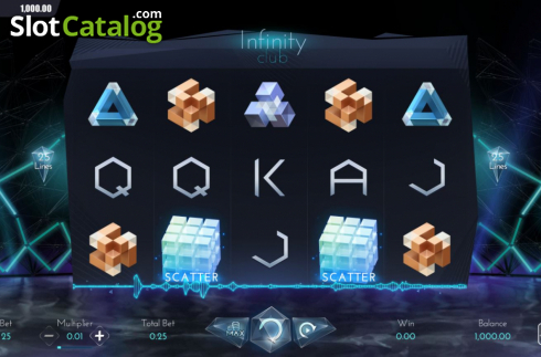 Скрин2. Infinity Club слот