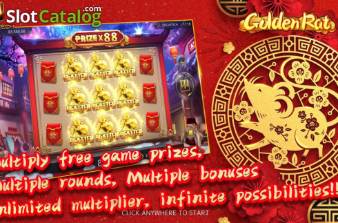 Скрин2. Golden Rat (Dream Tech) слот