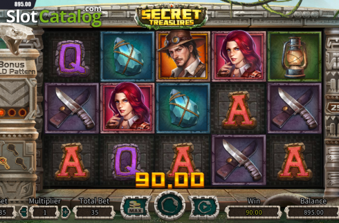 Скрин3. Secret Treasures (Dream Tech) слот